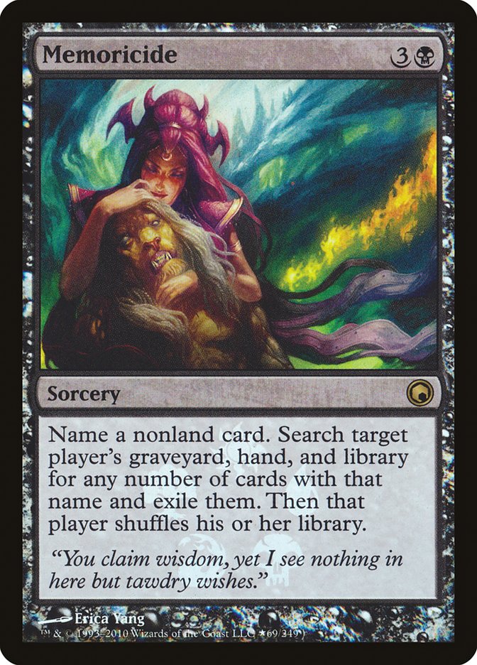Memoricide (Buy-A-Box) [Scars of Mirrodin Promos] MTG Single Magic: The Gathering | Red Claw Gaming