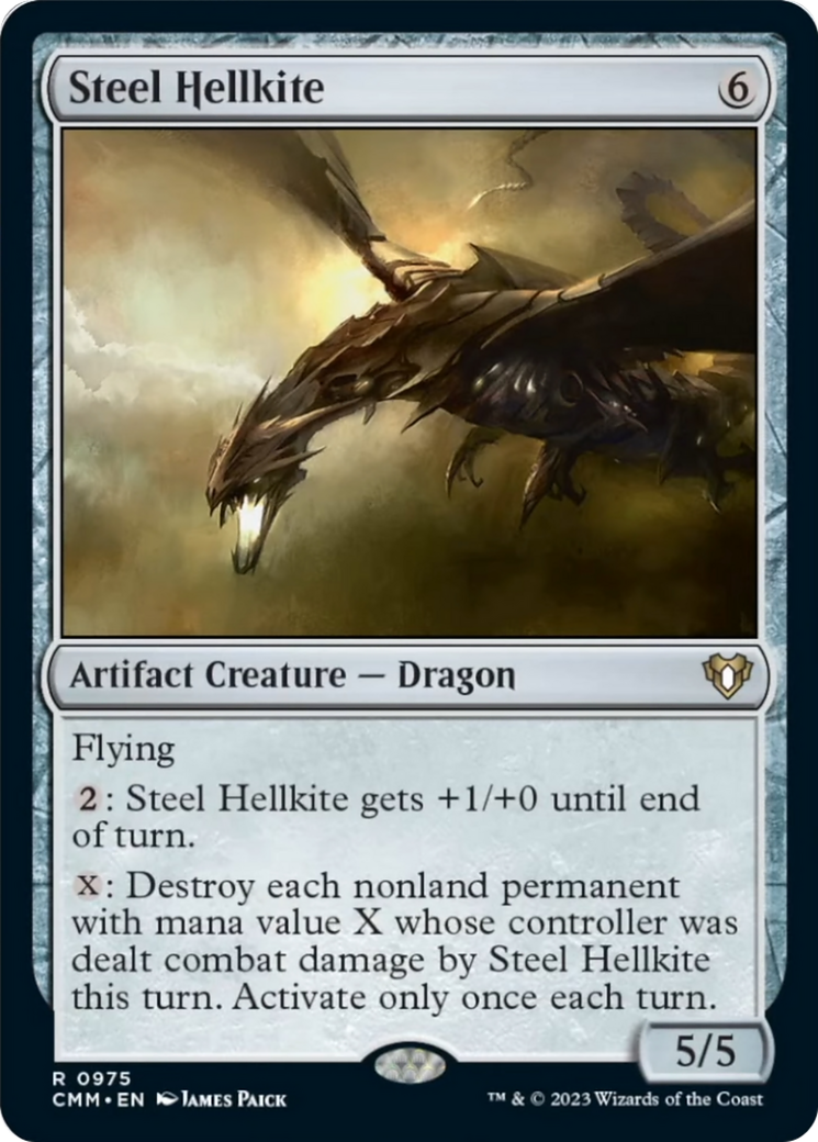 Steel Hellkite [Commander Masters] MTG Single Magic: The Gathering | Red Claw Gaming