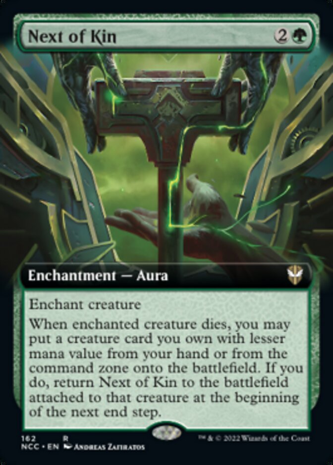 Next of Kin (Extended Art) [Streets of New Capenna Commander] MTG Single Magic: The Gathering | Red Claw Gaming