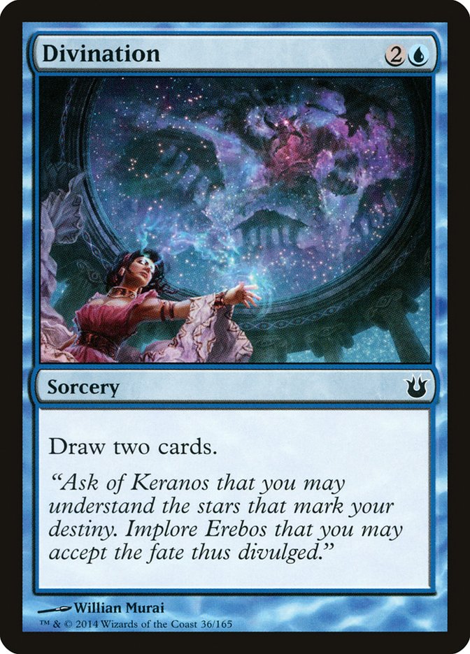 Divination [Born of the Gods] MTG Single Magic: The Gathering | Red Claw Gaming