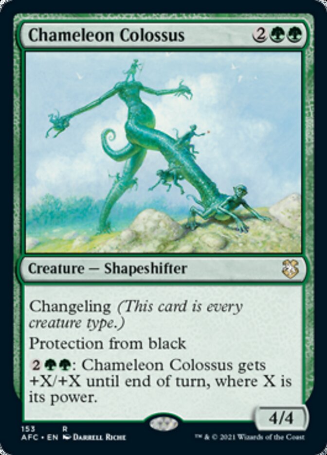 Chameleon Colossus [Dungeons & Dragons: Adventures in the Forgotten Realms Commander] MTG Single Magic: The Gathering | Red Claw Gaming