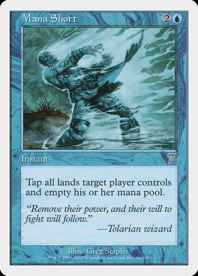 Mana Short [Seventh Edition] MTG Single Magic: The Gathering | Red Claw Gaming