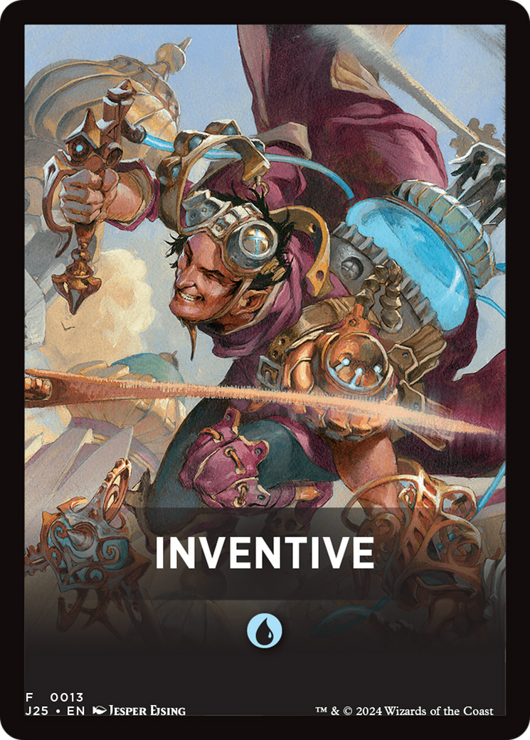 Inventive Theme Card [Foundations Jumpstart Front Cards] MTG Single Magic: The Gathering | Red Claw Gaming