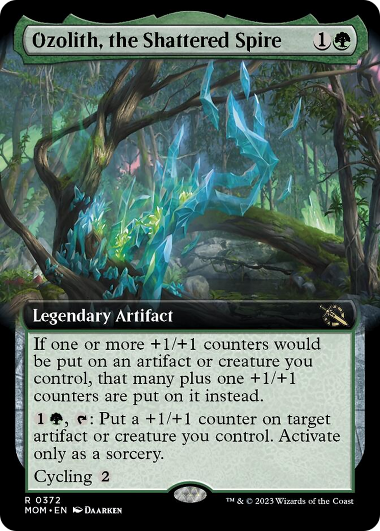 Ozolith, the Shattered Spire (Extended Art) [March of the Machine] MTG Single Magic: The Gathering    | Red Claw Gaming