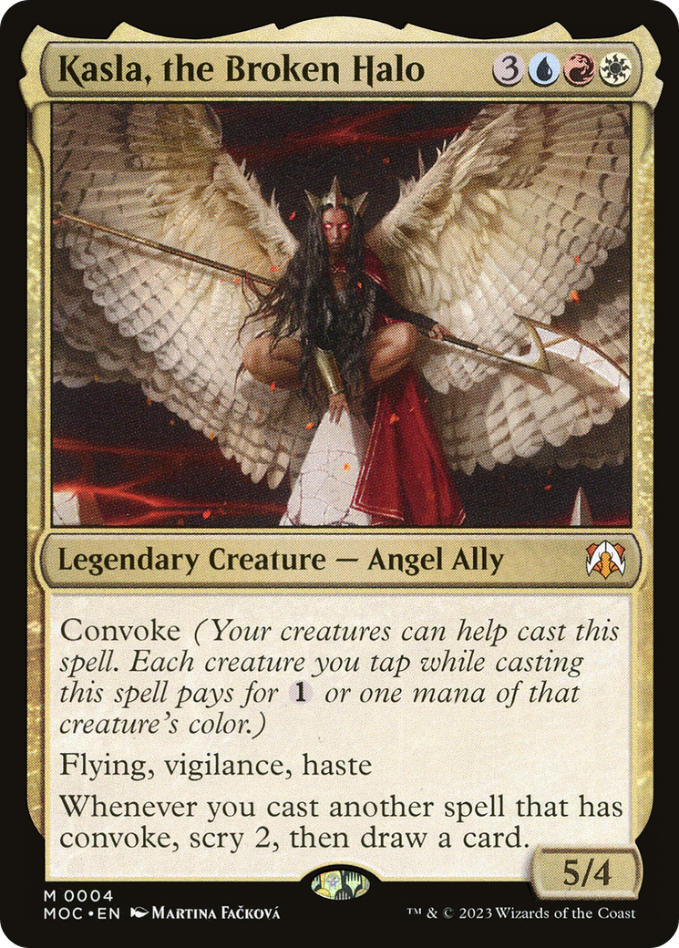Kasla, the Broken Halo [March of the Machine Commander] MTG Single Magic: The Gathering | Red Claw Gaming