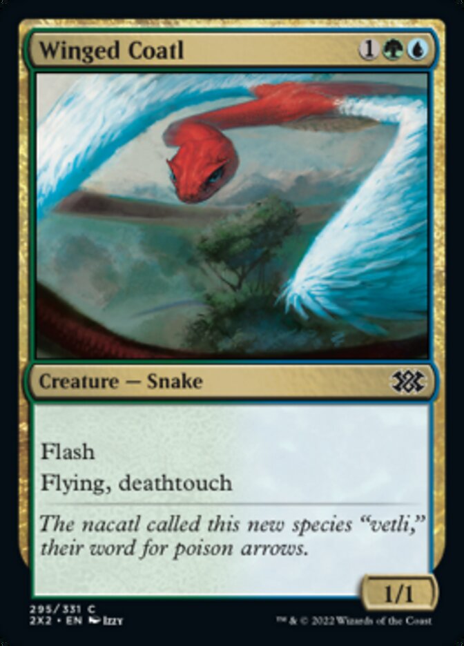 Winged Coatl [Double Masters 2022] MTG Single Magic: The Gathering    | Red Claw Gaming