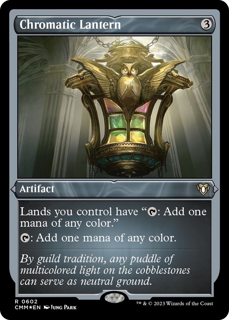 Chromatic Lantern (Foil Etched) [Commander Masters] MTG Single Magic: The Gathering | Red Claw Gaming