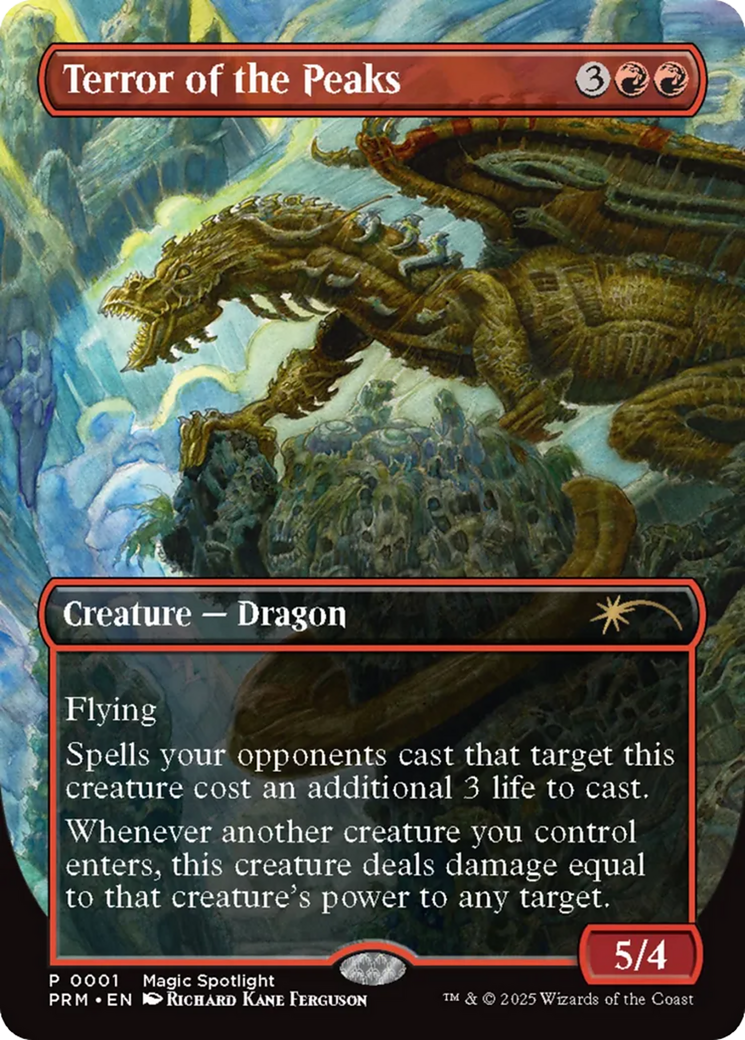 Terror of the Peaks [Secret Lair Drop Series] MTG Single Magic: The Gathering | Red Claw Gaming