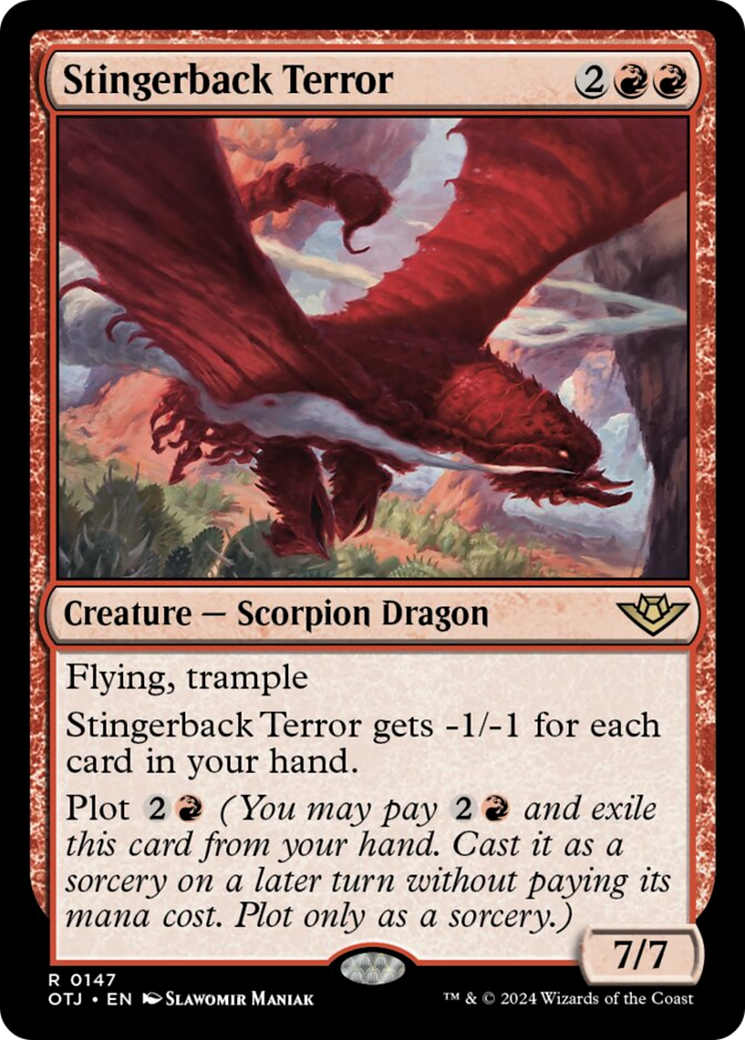 Stingerback Terror [Outlaws of Thunder Junction] MTG Single Magic: The Gathering | Red Claw Gaming