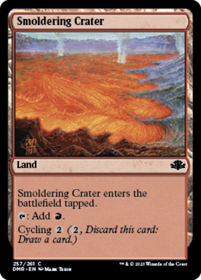 Smoldering Crater [Dominaria Remastered] MTG Single Magic: The Gathering | Red Claw Gaming