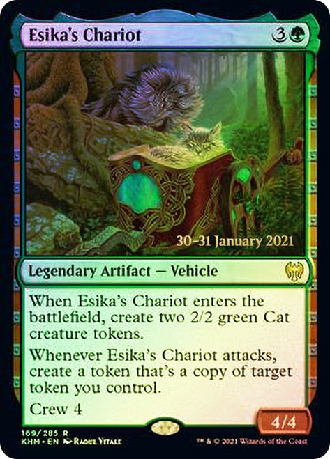 Esika's Chariot [Kaldheim Prerelease Promos] MTG Single Magic: The Gathering | Red Claw Gaming