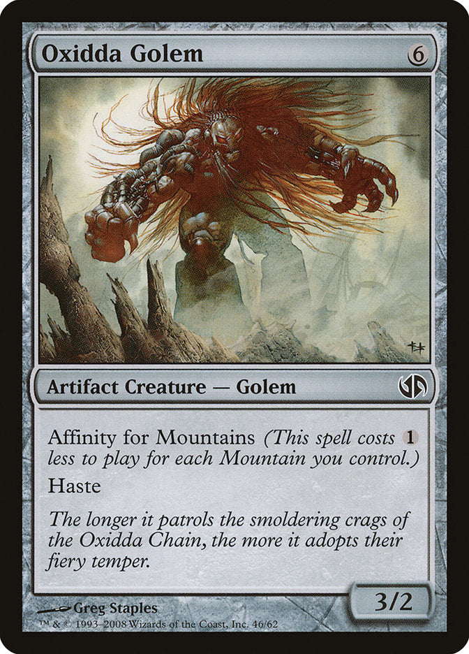 Oxidda Golem [Duel Decks: Jace vs. Chandra] MTG Single Magic: The Gathering | Red Claw Gaming