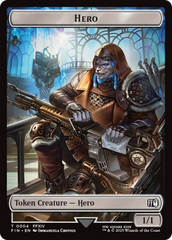 Hero (0004) // Treasure Double-Sided Token [FINAL FANTASY Tokens] MTG Single Magic: The Gathering | Red Claw Gaming
