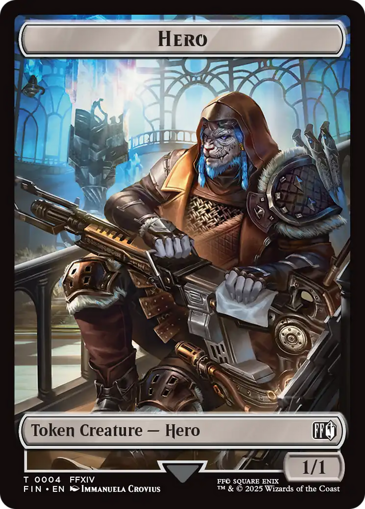 Hero (0004) // Food Double-Sided Token [FINAL FANTASY Tokens] MTG Single Magic: The Gathering | Red Claw Gaming