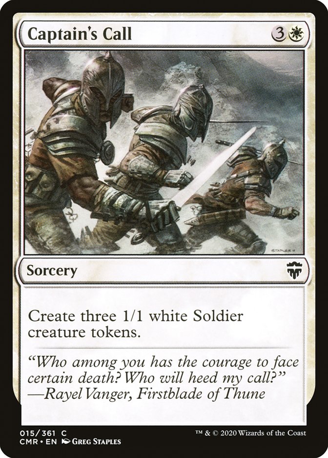 Captain's Call [Commander Legends] MTG Single Magic: The Gathering | Red Claw Gaming
