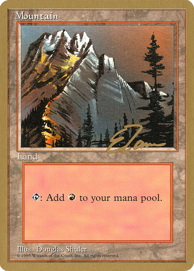 Mountain (et373) (Eric Tam) [Pro Tour Collector Set] MTG Single Magic: The Gathering | Red Claw Gaming