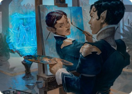 Parnesse, the Subtle Brush Art Card [Streets of New Capenna Art Series] MTG Single Magic: The Gathering | Red Claw Gaming