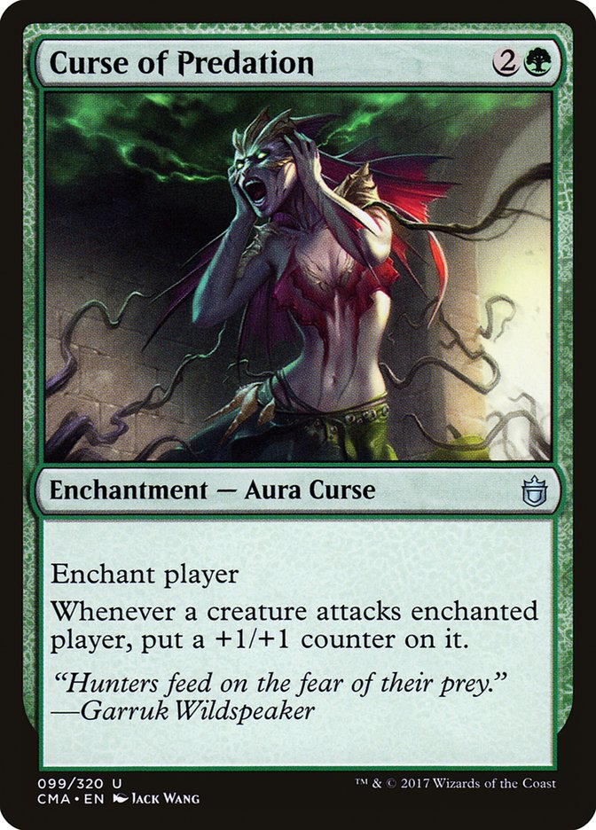 Curse of Predation [Commander Anthology] MTG Single Magic: The Gathering | Red Claw Gaming