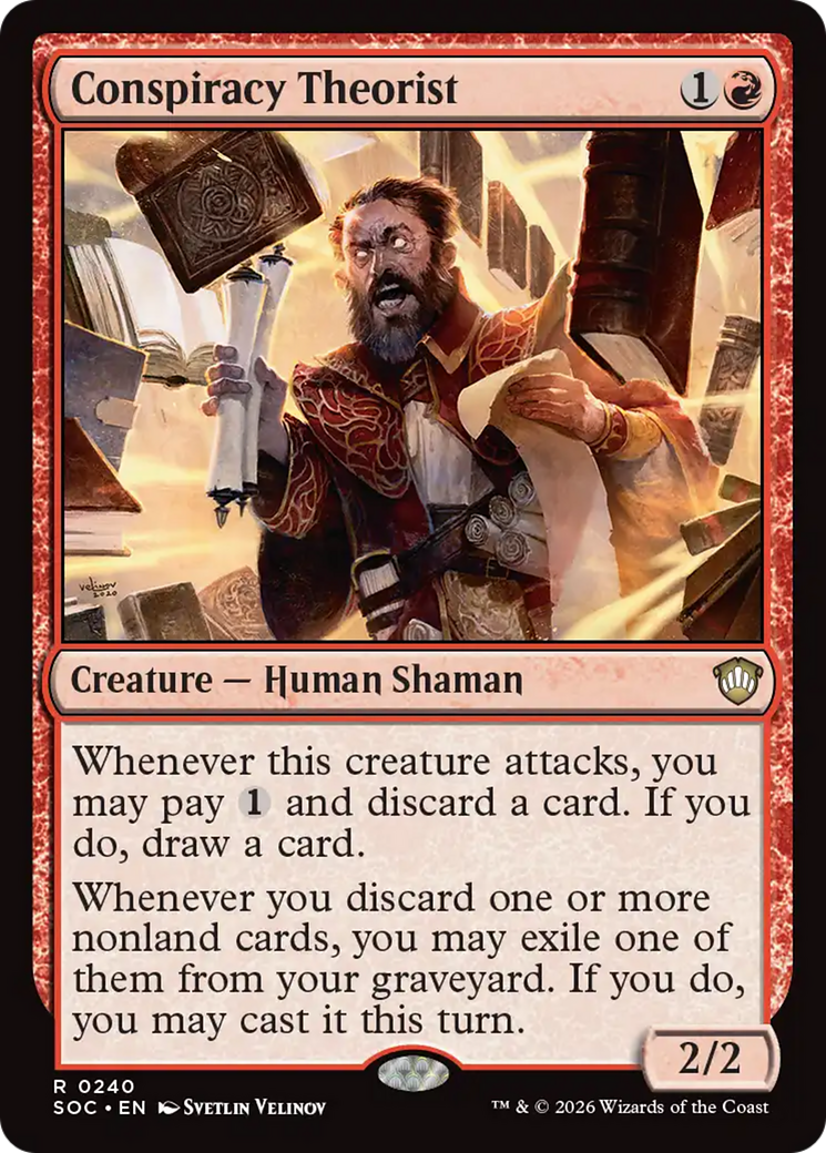 Conspiracy Theorist [Secrets of Strixhaven Commander] MTG Single Magic: The Gathering | Red Claw Gaming