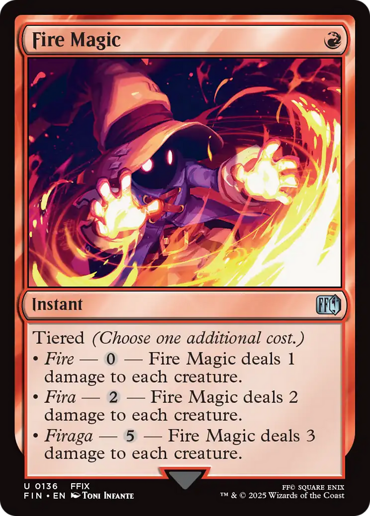 Fire Magic [FINAL FANTASY] MTG Single Magic: The Gathering | Red Claw Gaming