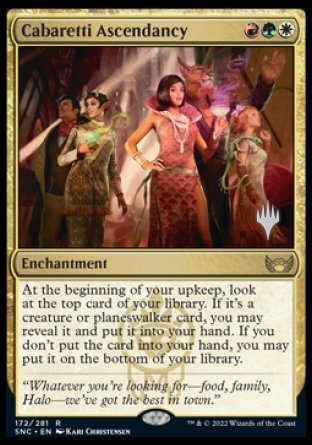 Cabaretti Ascendancy (Promo Pack) [Streets of New Capenna Promos] MTG Single Magic: The Gathering | Red Claw Gaming