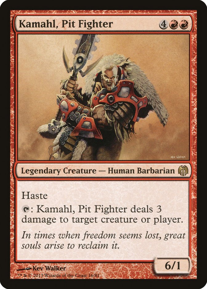 Kamahl, Pit Fighter [Duel Decks: Heroes vs. Monsters] MTG Single Magic: The Gathering    | Red Claw Gaming