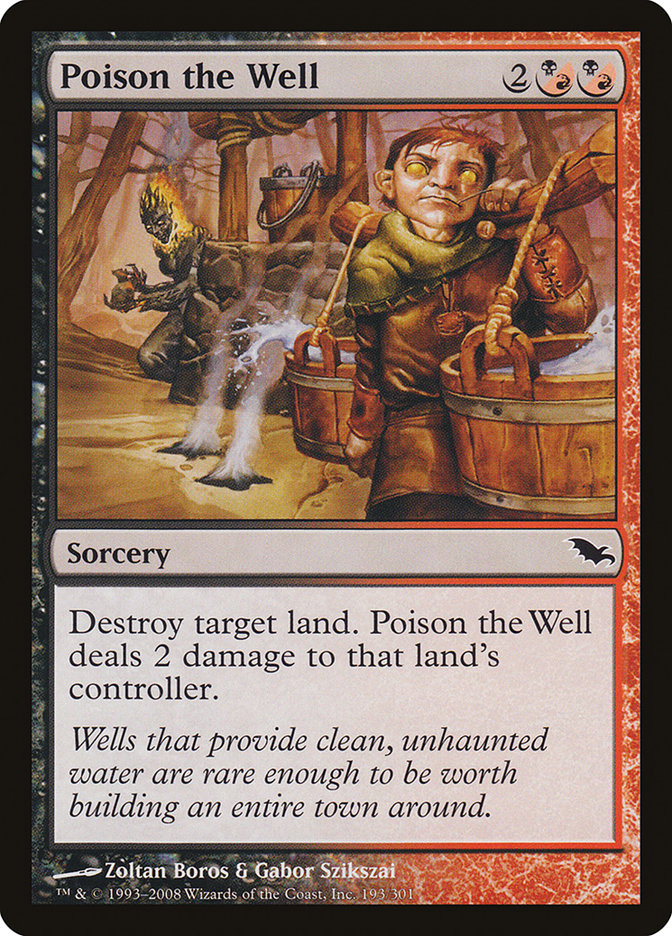 Poison the Well [Shadowmoor] MTG Single Magic: The Gathering | Red Claw Gaming