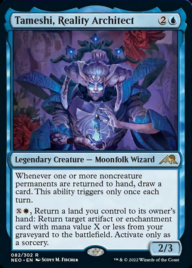 Tameshi, Reality Architect [Kamigawa: Neon Dynasty] MTG Single Magic: The Gathering    | Red Claw Gaming