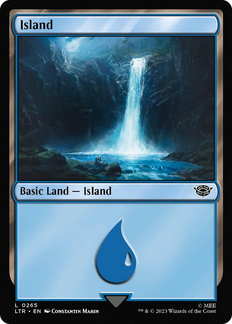 Island (265) [The Lord of the Rings: Tales of Middle-Earth] MTG Single Magic: The Gathering | Red Claw Gaming