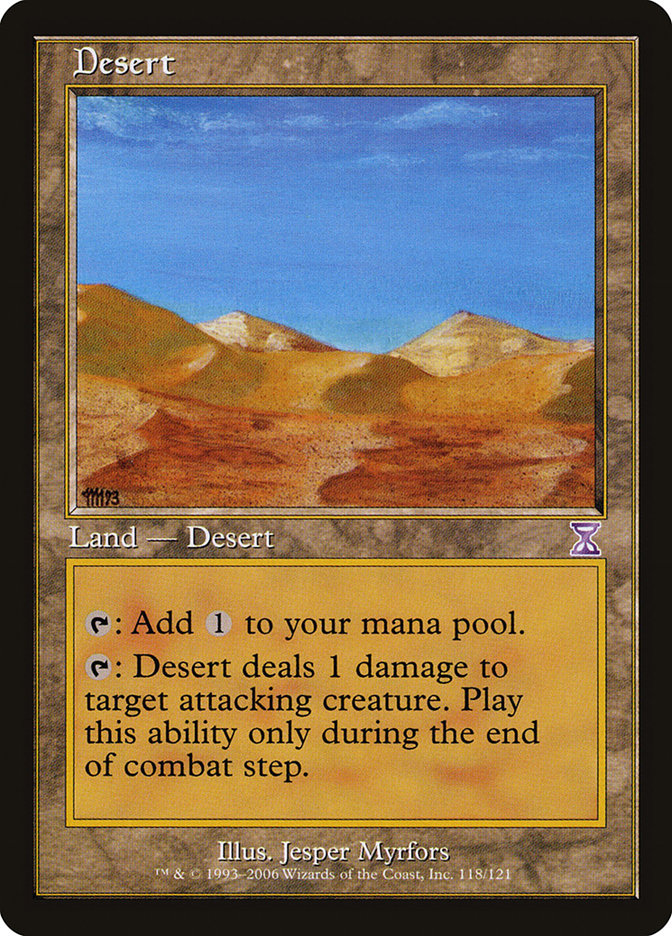 Desert [Time Spiral Timeshifted] MTG Single Magic: The Gathering | Red Claw Gaming