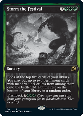 Storm the Festival [Innistrad: Double Feature] MTG Single Magic: The Gathering | Red Claw Gaming