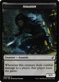 Assassin // Morph Double-Sided Token [Commander 2019 Tokens] MTG Single Magic: The Gathering | Red Claw Gaming