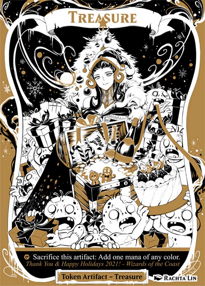 Treasure Token [Happy Holidays] MTG Single Magic: The Gathering | Red Claw Gaming