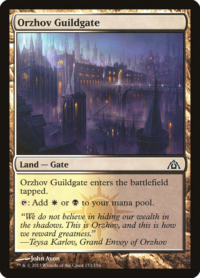 Orzhov Guildgate [Dragon's Maze] MTG Single Magic: The Gathering | Red Claw Gaming