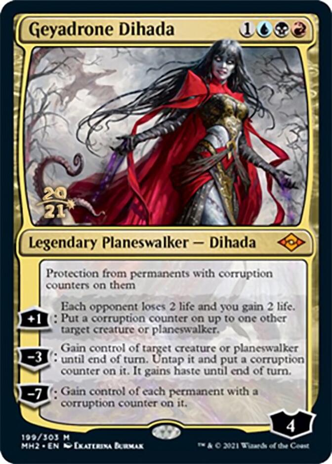 Geyadrone Dihada [Modern Horizons 2 Prerelease Promos] MTG Single Magic: The Gathering | Red Claw Gaming