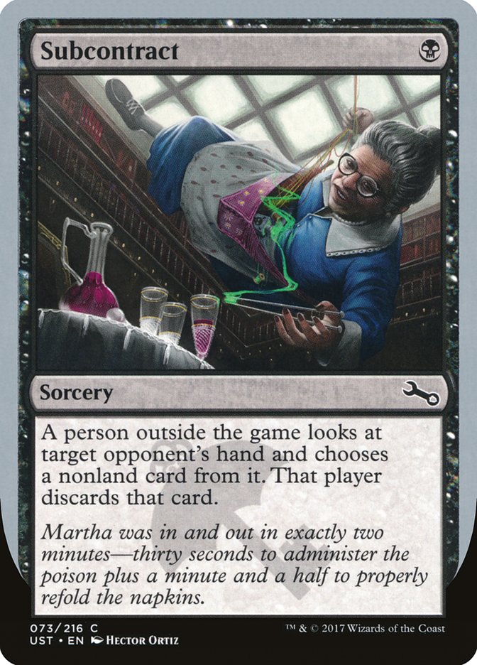 Subcontract [Unstable] MTG Single Magic: The Gathering | Red Claw Gaming