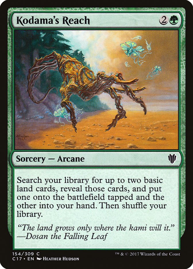 Kodama's Reach [Commander 2017] MTG Single Magic: The Gathering | Red Claw Gaming