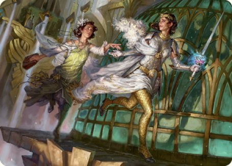 Daring Escape Art Card [Streets of New Capenna Art Series] MTG Single Magic: The Gathering | Red Claw Gaming