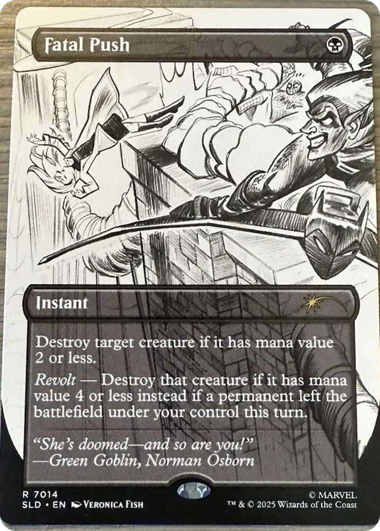 Fatal Push (7014) [Secret Lair Drop Series] MTG Single Magic: The Gathering | Red Claw Gaming