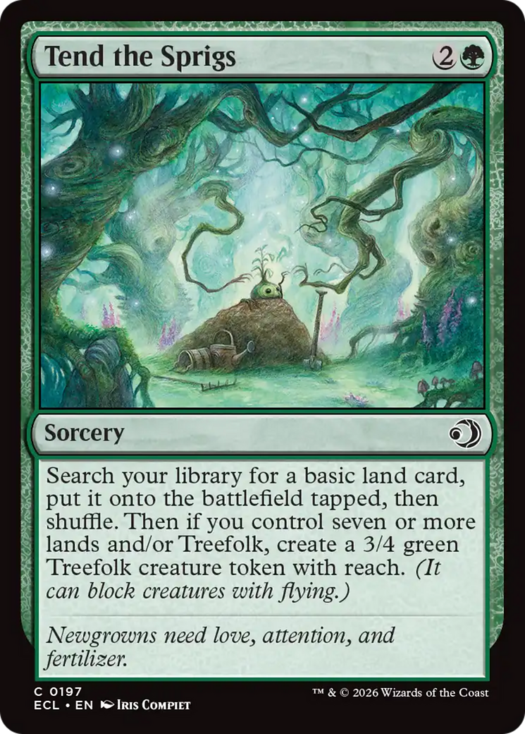 Tend the Sprigs [Lorwyn Eclipsed] MTG Single Magic: The Gathering | Red Claw Gaming
