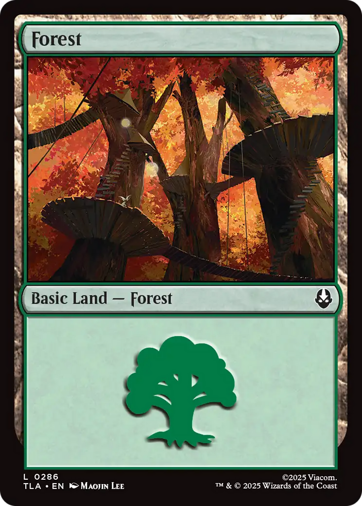 Forest (0286) [Avatar: The Last Airbender] MTG Single Magic: The Gathering | Red Claw Gaming