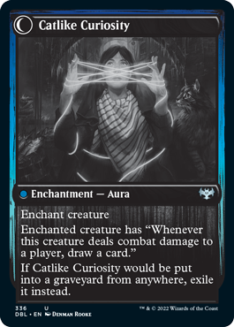 Mischievous Catgeist // Catlike Curiosity [Innistrad: Double Feature] MTG Single Magic: The Gathering | Red Claw Gaming
