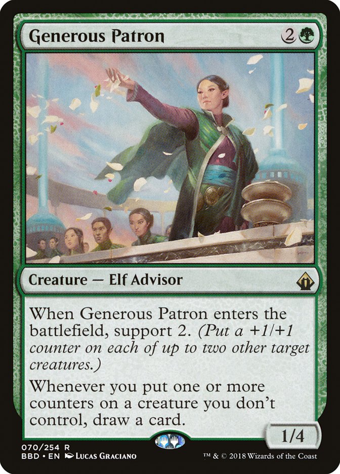 Generous Patron [Battlebond] MTG Single Magic: The Gathering | Red Claw Gaming