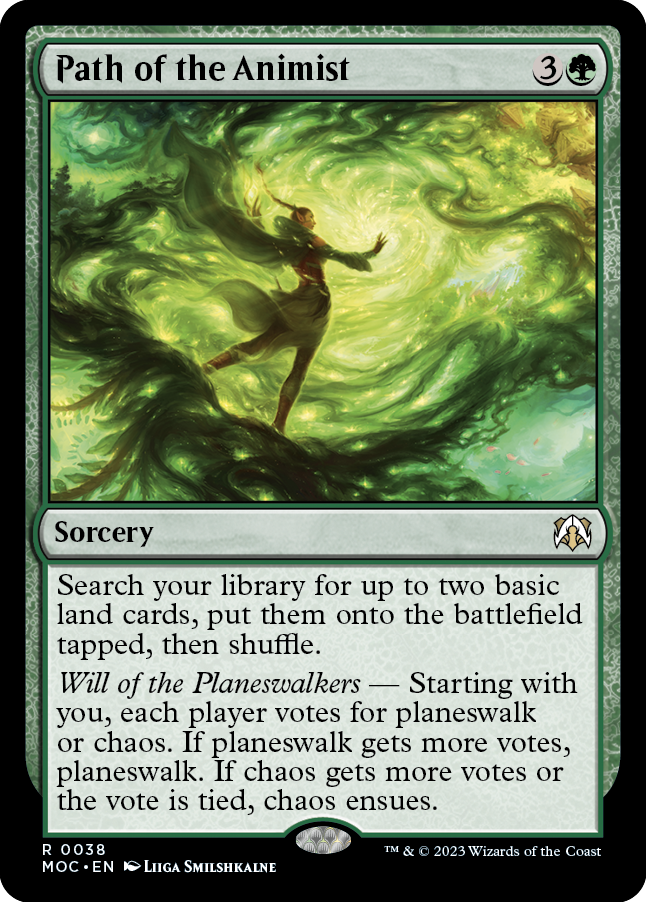 Path of the Animist [March of the Machine Commander] MTG Single Magic: The Gathering | Red Claw Gaming