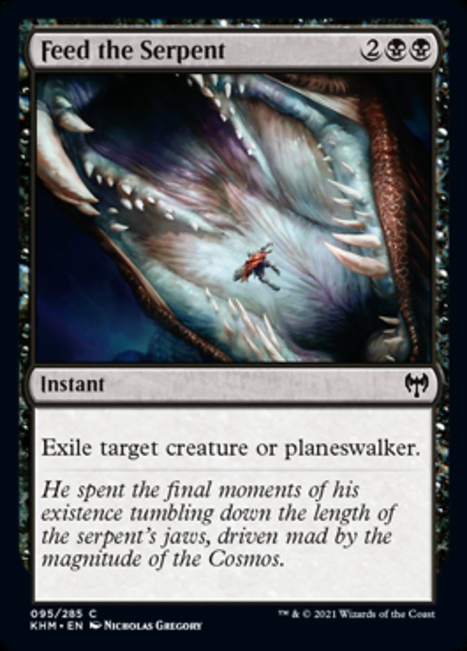 Feed the Serpent [Kaldheim] MTG Single Magic: The Gathering | Red Claw Gaming