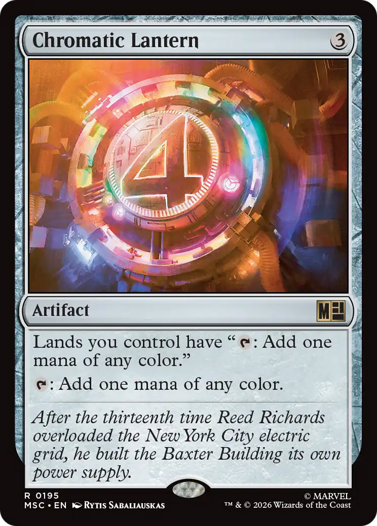 Chromatic Lantern (Surge Foil) [Marvel Super Heroes Commander] | Red Claw Gaming