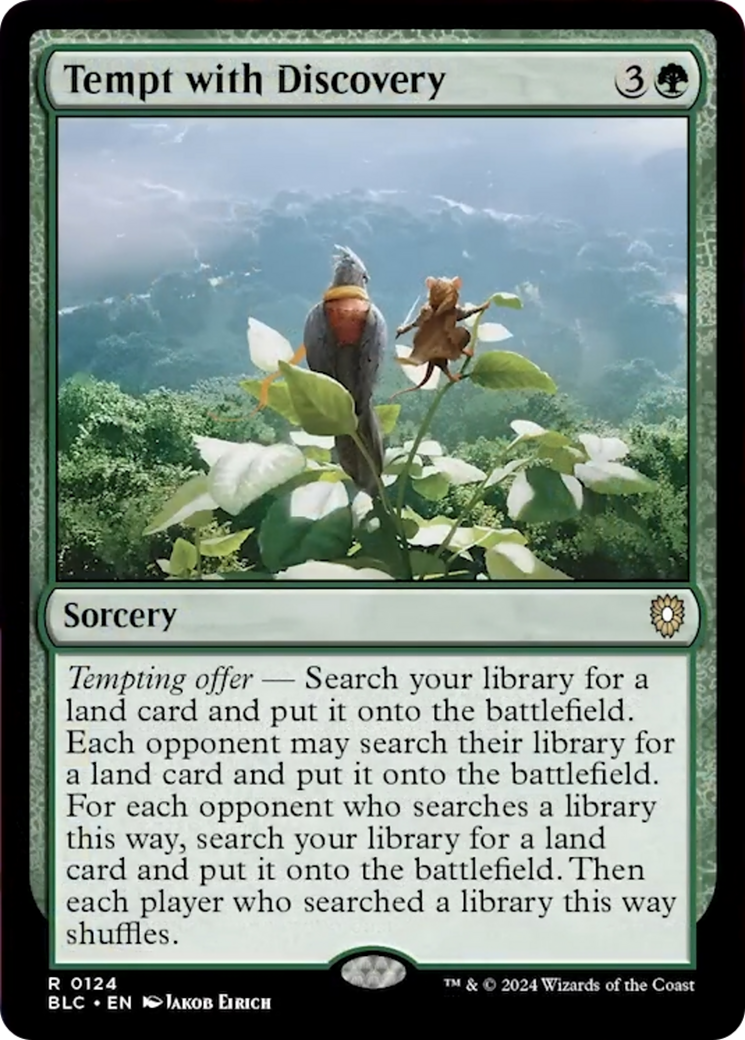 Tempt with Discovery [Bloomburrow Commander] MTG Single Magic: The Gathering | Red Claw Gaming