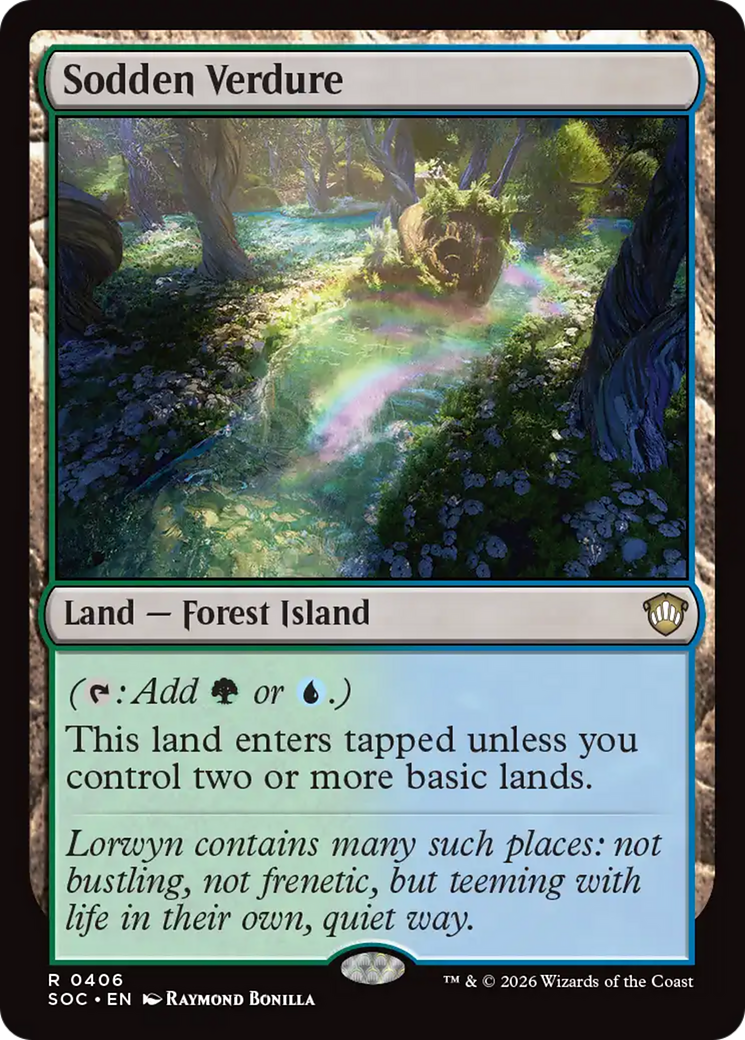 Sodden Verdure [Secrets of Strixhaven Commander] MTG Single Magic: The Gathering | Red Claw Gaming
