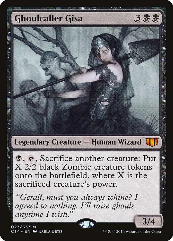Ghoulcaller Gisa [Commander 2014] MTG Single Magic: The Gathering | Red Claw Gaming