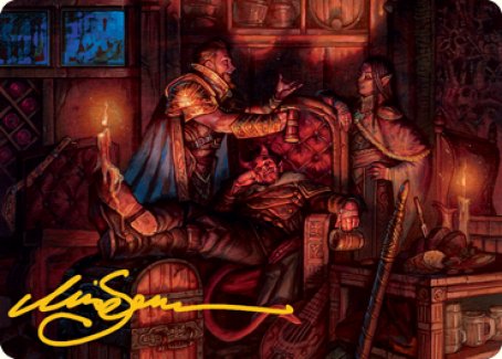 Long Rest Art Card (Gold-Stamped Signature) [Dungeons & Dragons: Adventures in the Forgotten Realms Art Series] MTG Single Magic: The Gathering | Red Claw Gaming
